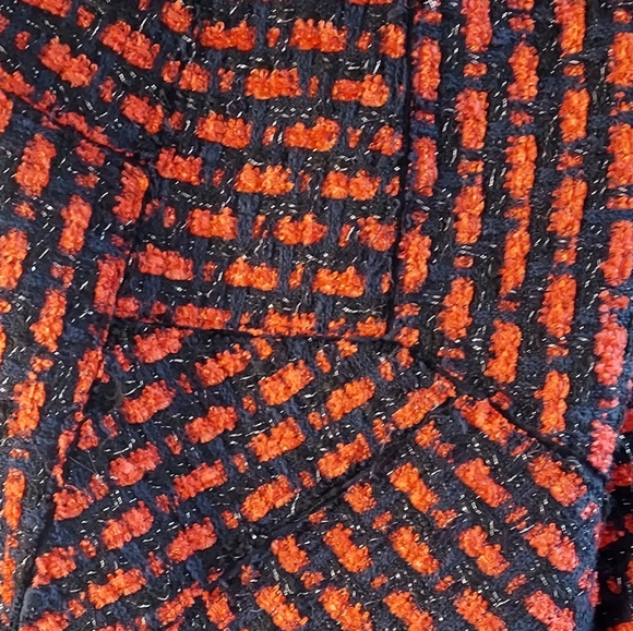 *$2,500 OSCAR DE LA RENTA PICASSO EXCLUSIVE TWEED SILK LINED RUNWAY JACKET US 12 - Picture 8 of 15